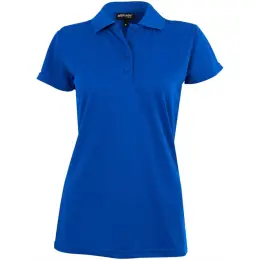Ladies Pro Golf Shirt Royal Front